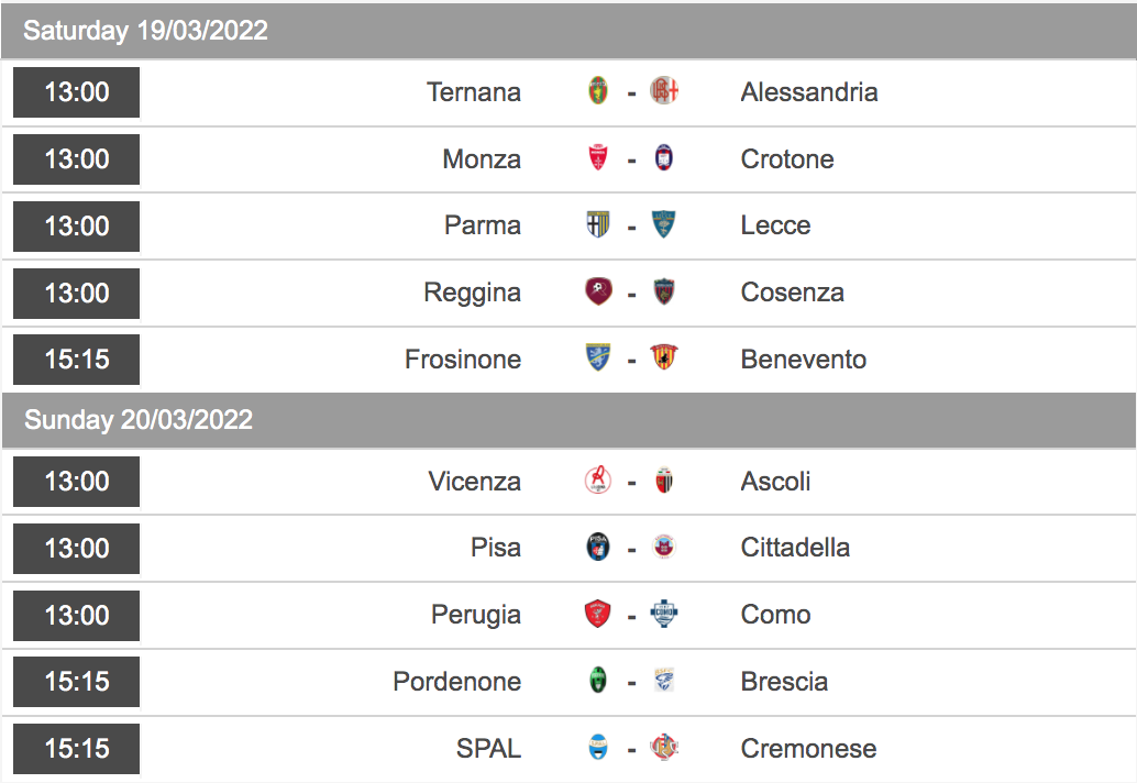 Serie B: Playoff dates announced