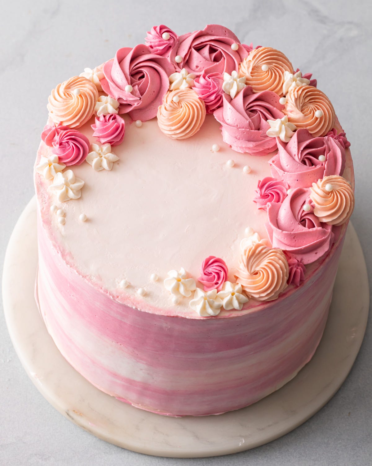 15+ Simple Pink Cake Design
