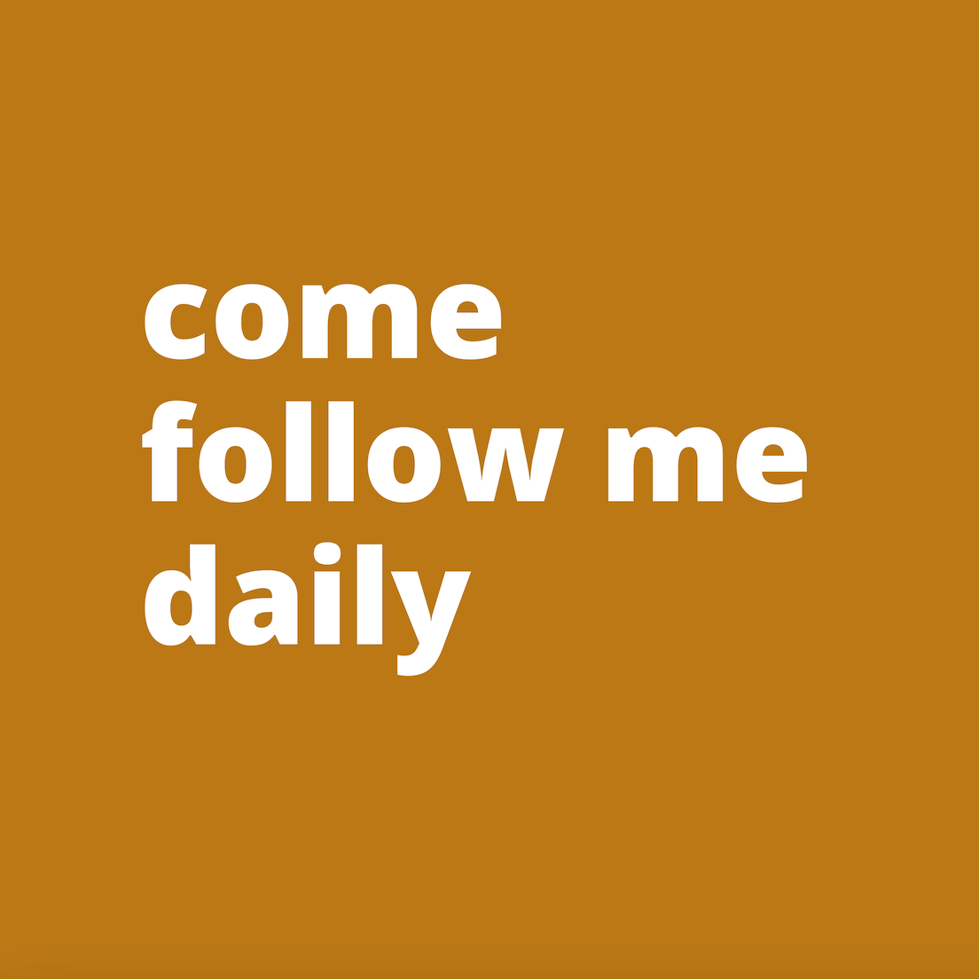 Come Follow Me Daily logo