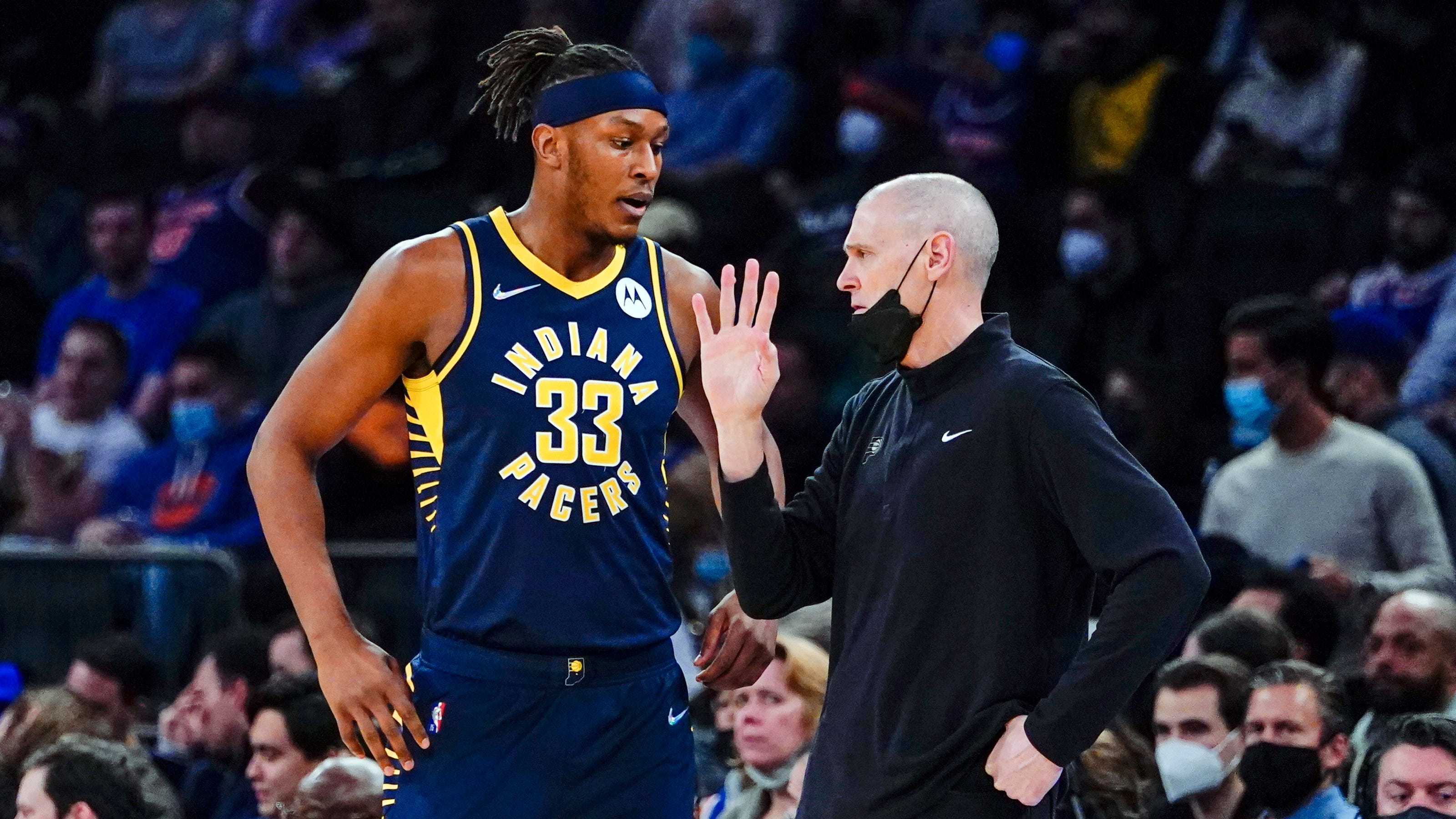 Indiana Pacers: Myles Turner works out with Rick Carlisle in Texas