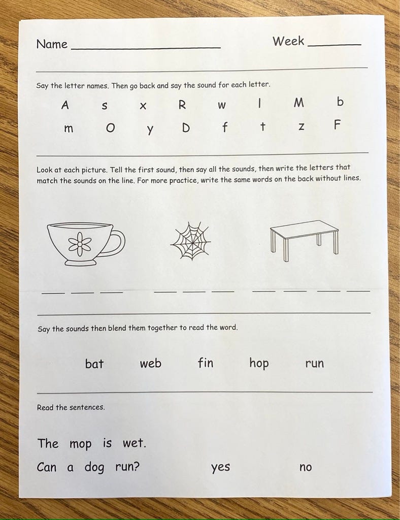 B vs. F at Beginning of Words