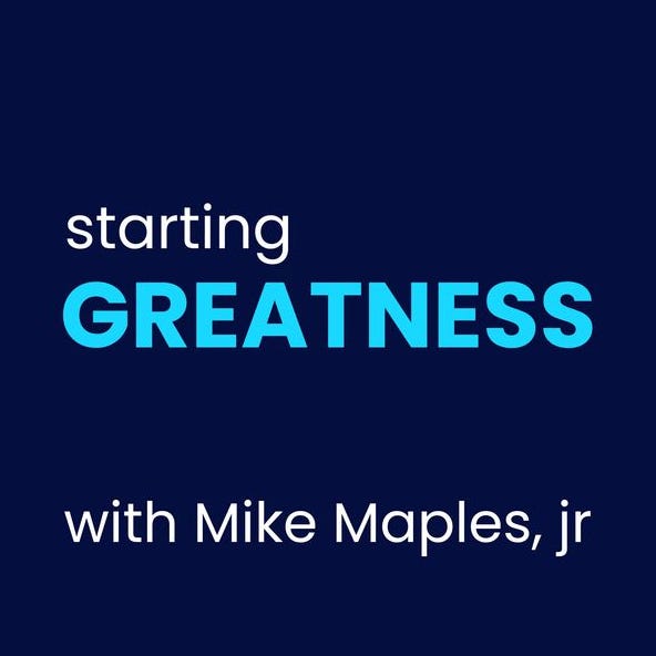 Starting Greatness Newsletter 