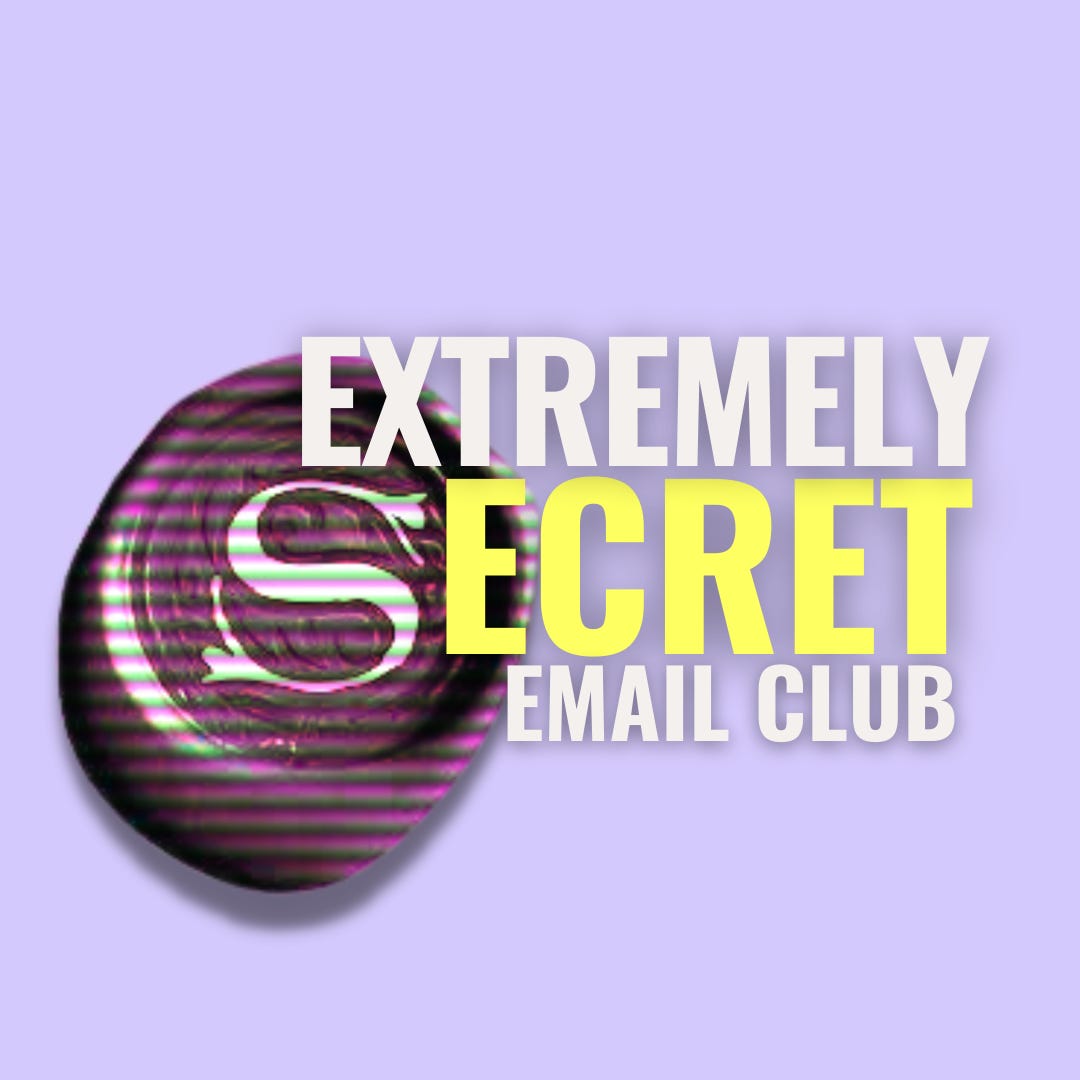 Extremely Secret Email Club