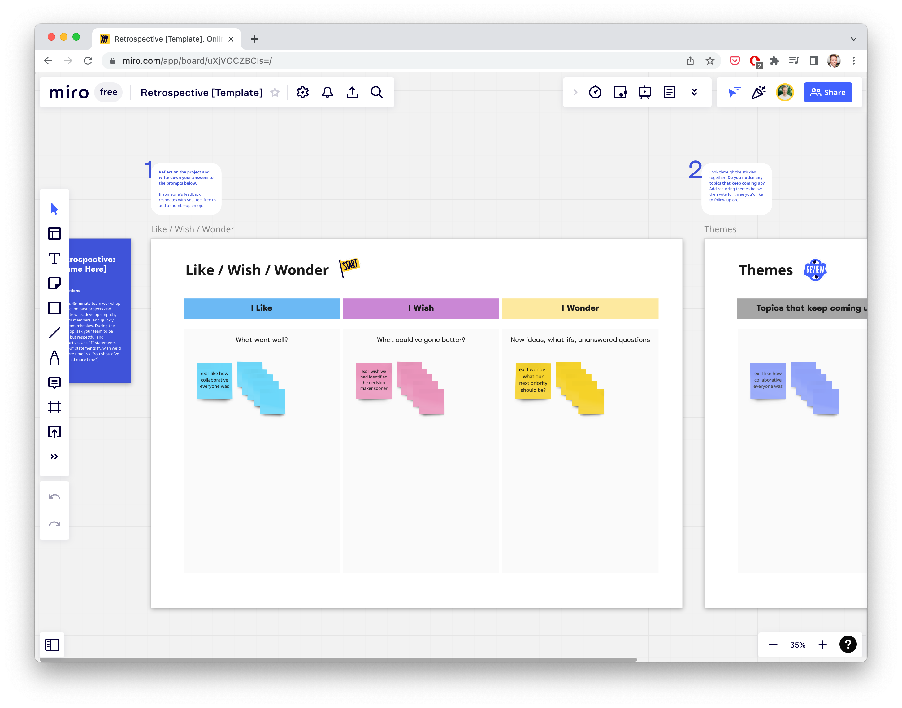 Miro OKR Planning Template