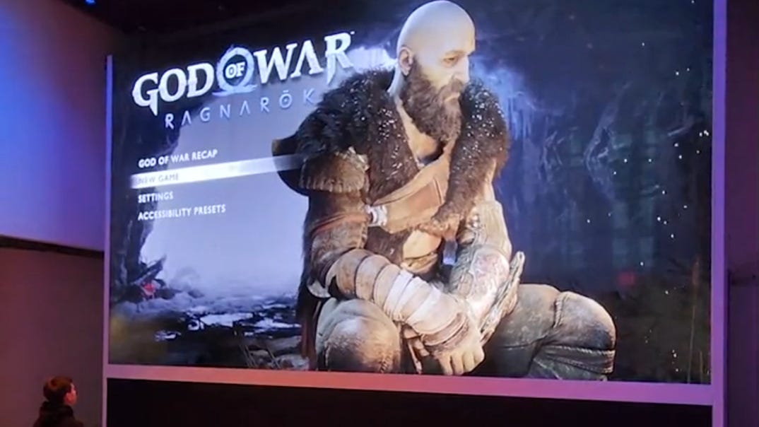 Sony definitely has a better God of War Ragnarok PS5 setup than you