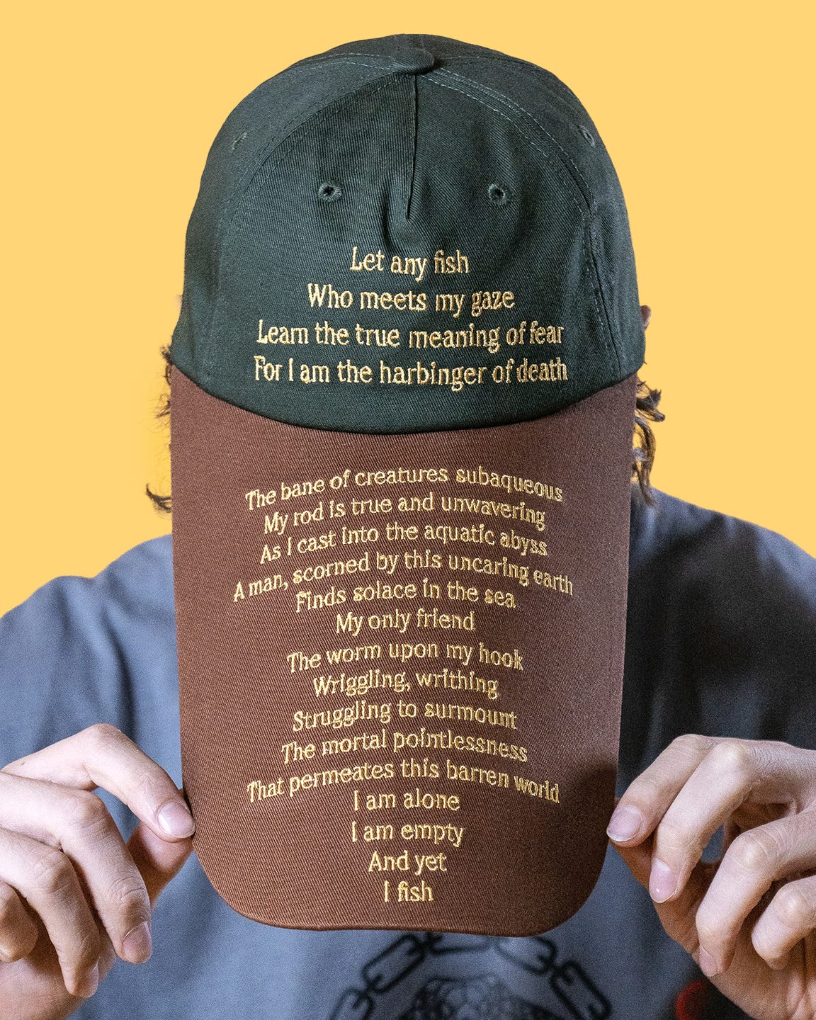 men want me fish fear me hat