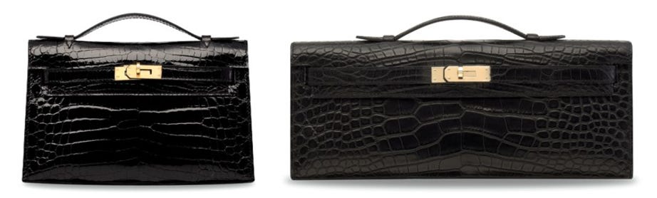 Sold at Auction: Hermes Kelly Pochette Clutch, Ombre Lizard, Palladium  Hardware