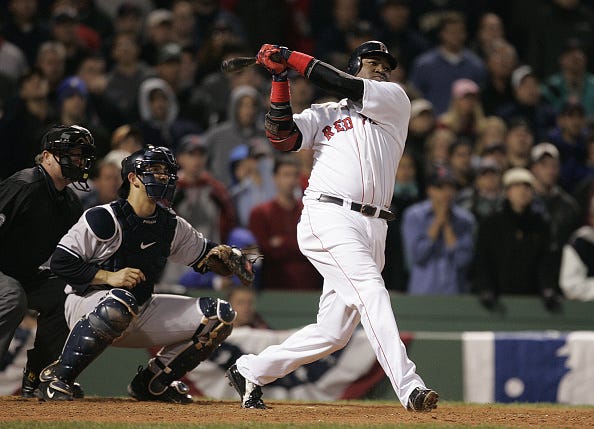 Boston Red Sox's Mark Bellhorn rounds the bases after hitting a