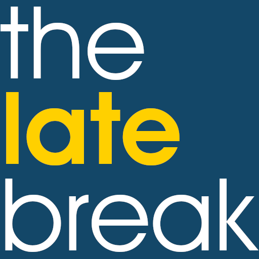 The Late Break logo