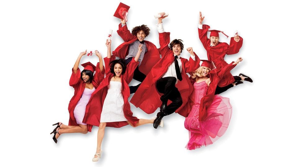 High School Musical Troy Bolton, Sharpay Evans, Gabriella Montez