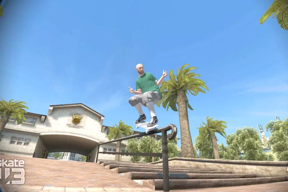 SKATE 3 e TONY HAWK'S PRO SKATER 1+2 - A Diferença Entre os Games! 