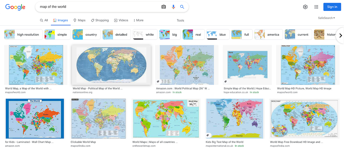 Clickable World Map