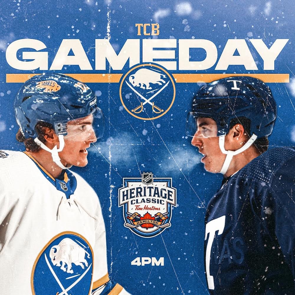Buffalo Sabres Look to Win First Outdoor Game in 2022 Heritage Classic