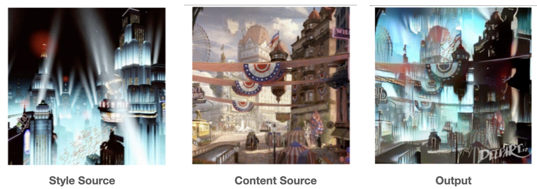 Neural Styles and Bioshock's Concepts