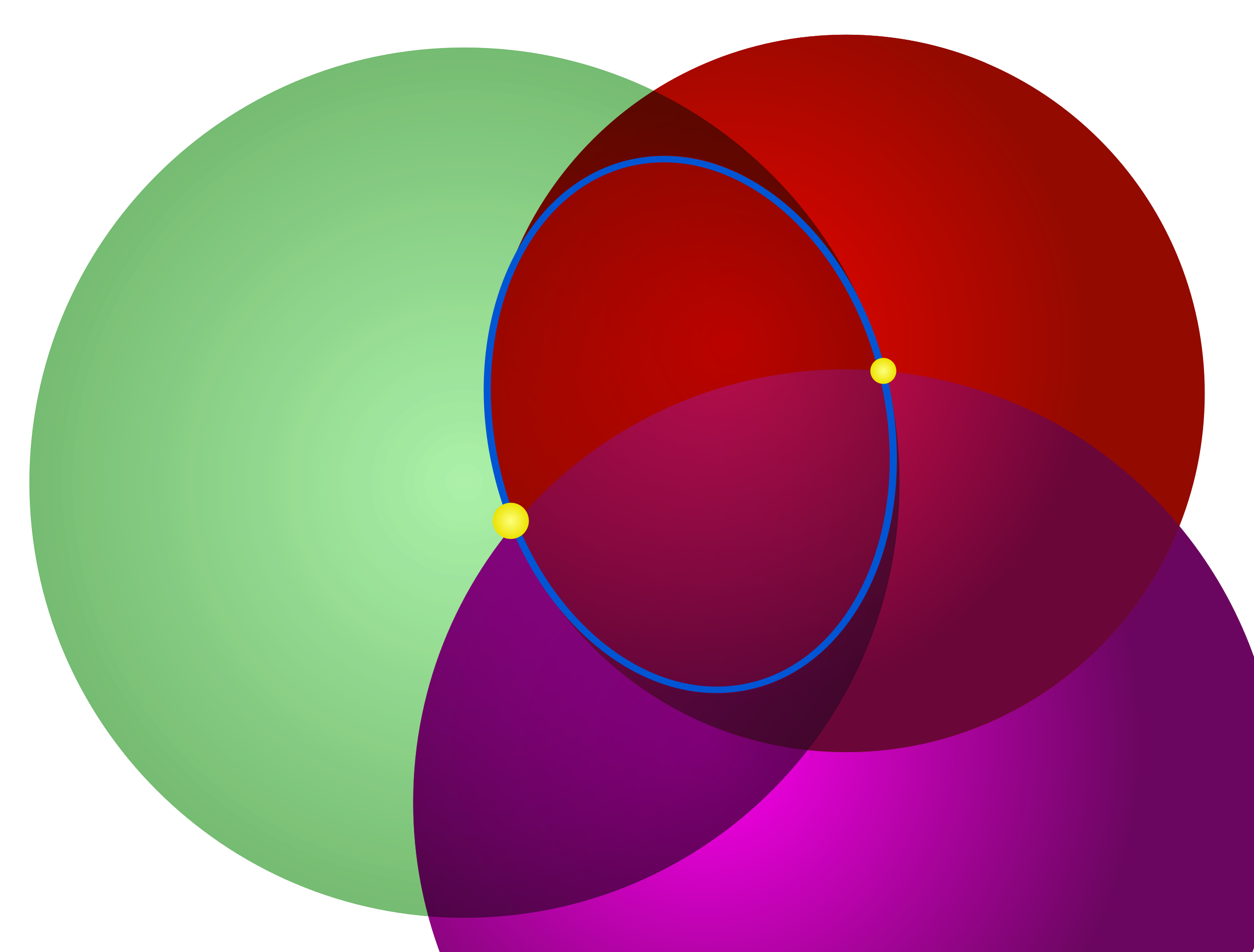 Пересечение 3 кругов. Пересечение трех сфер. Пересекающиеся круги. Три пересекающиеся сферы. Три пересекающихся круга.