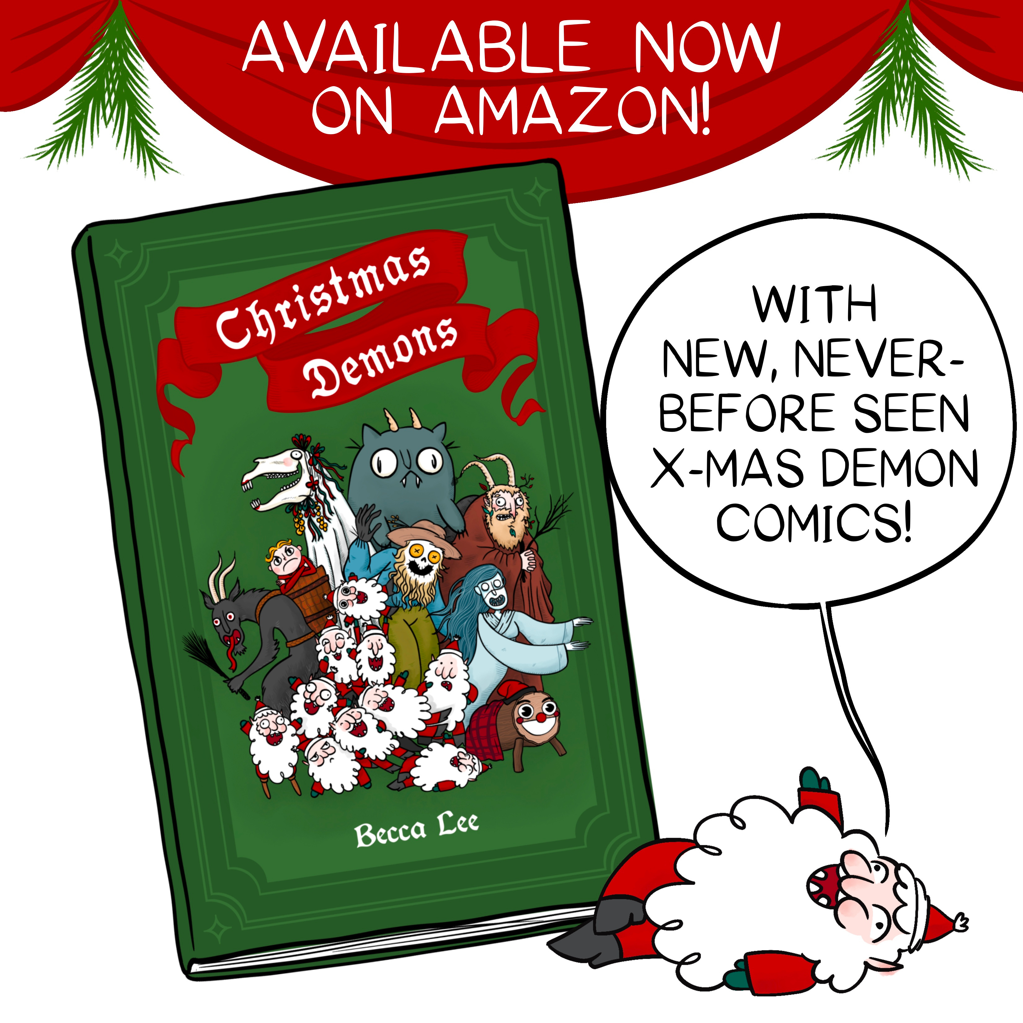 24hrs only: the Christmas Demons BOOK - by Becca Lee