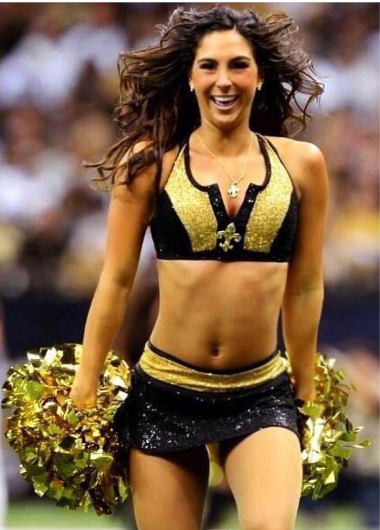 I absolutely love being an NFL Cheerleader for the New Orleans Saints!