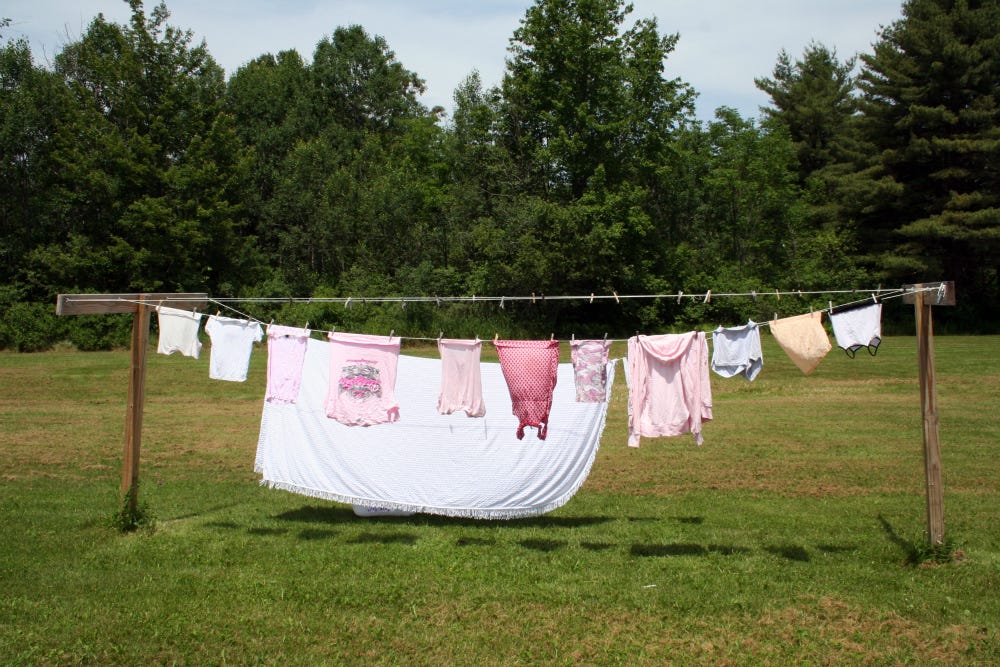 Drying clothes online: saving money and saving the planet
