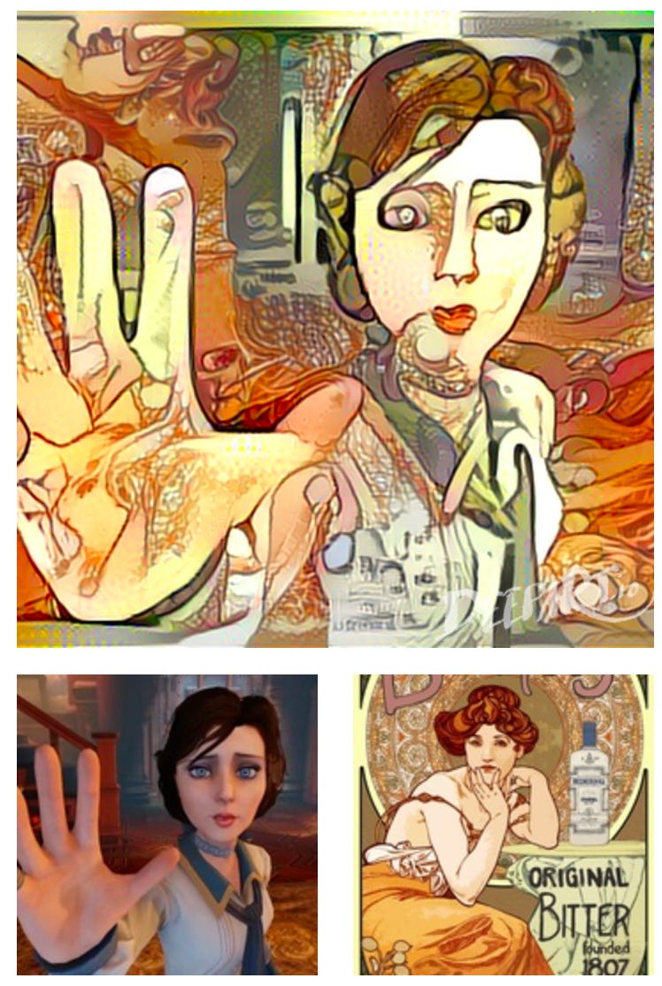 Neural Styles and Bioshock's Concepts
