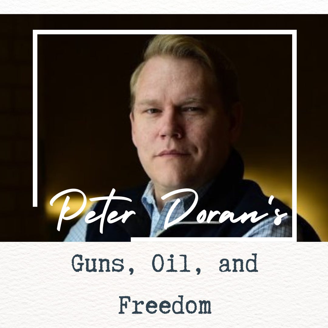 Artwork for Peter Doran's Guns, Oil, and Freedom