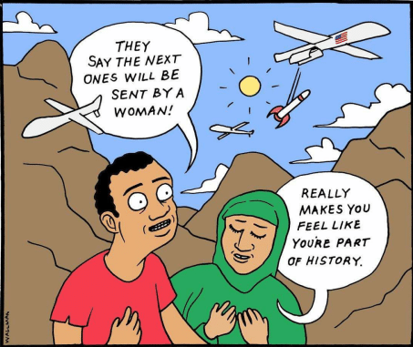 Du bliver bedre Nervesammenbrud væske Comment: Drone comic - Ayesha A. Siddiqi