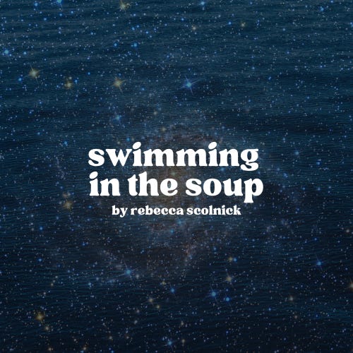 swimming in the soup