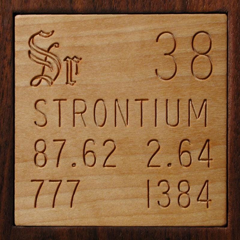 Strontium is a Nutrient logo