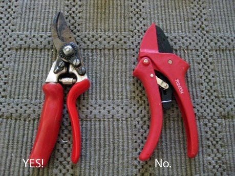 Pruners  Anvil & bypass pruners
