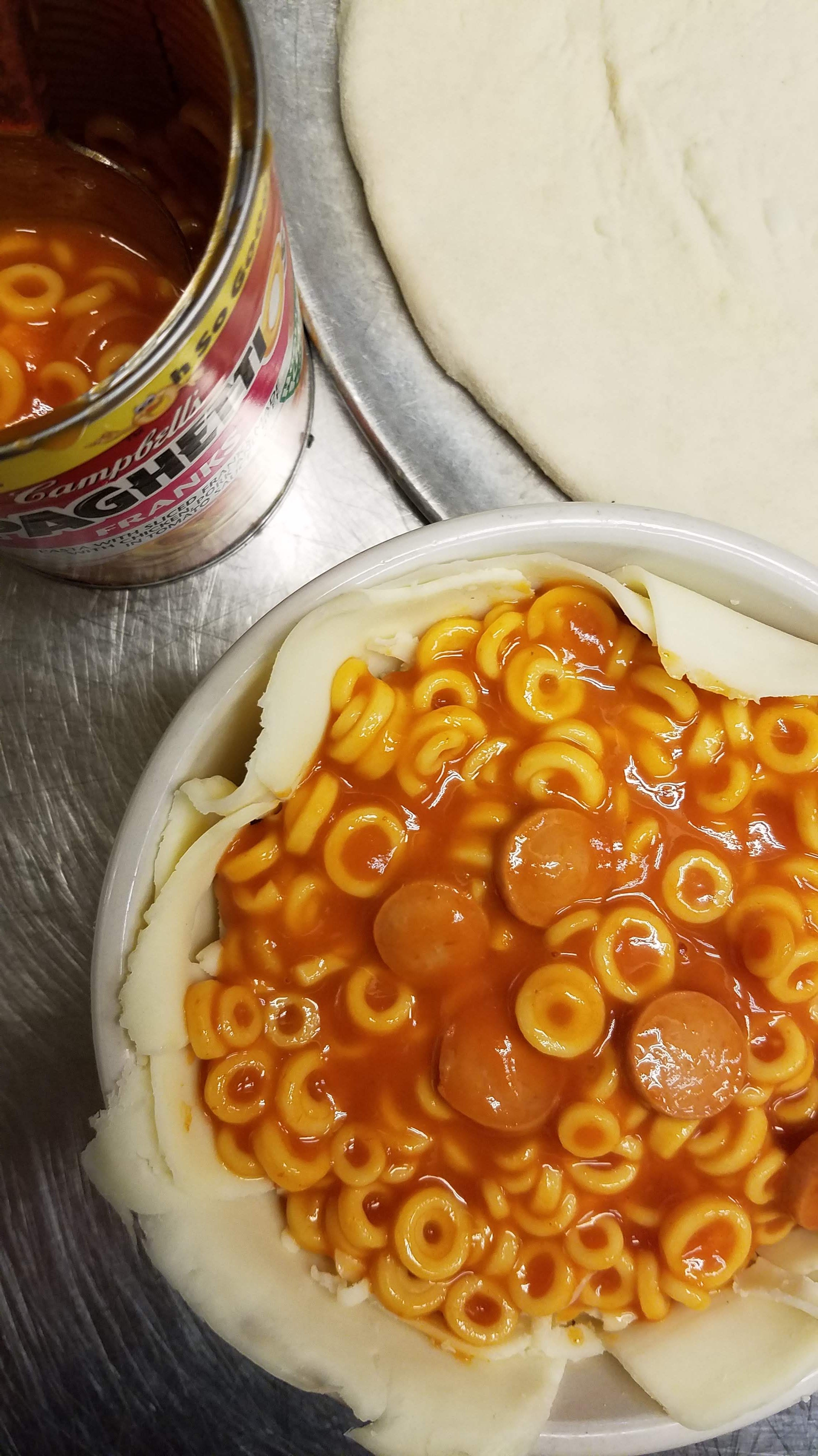 Subscribers Only: The Spaghettio Pot Pie - by Dennis Lee