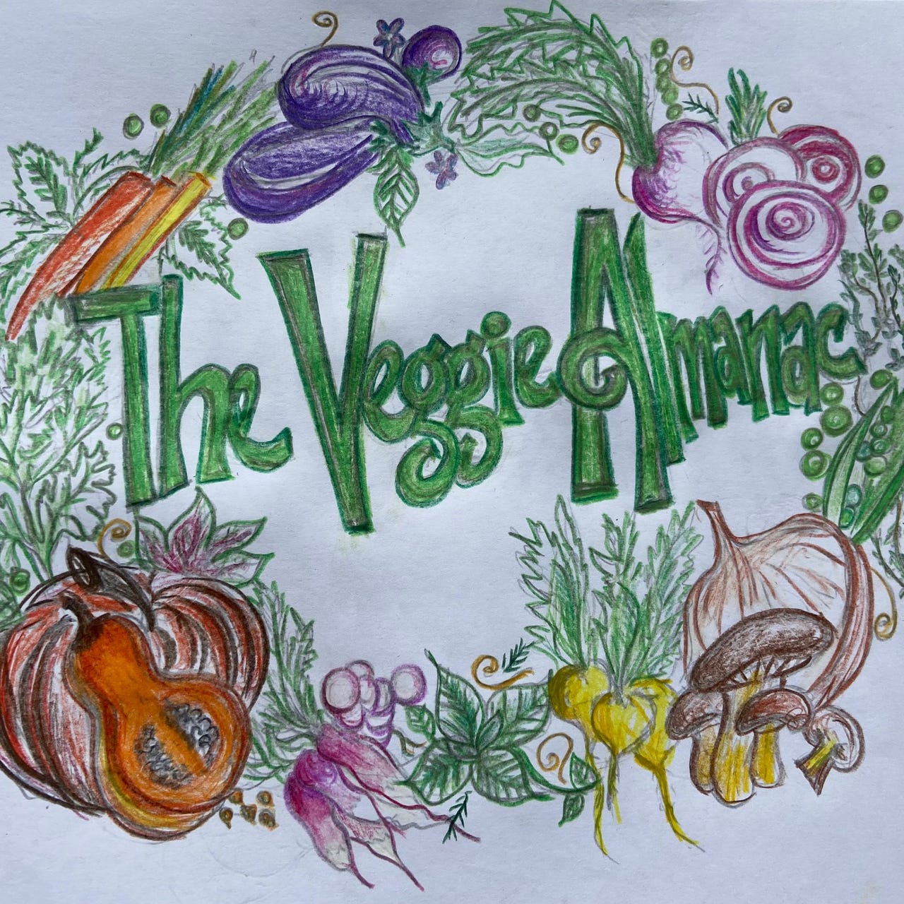 Artwork for The Veggie Almanac