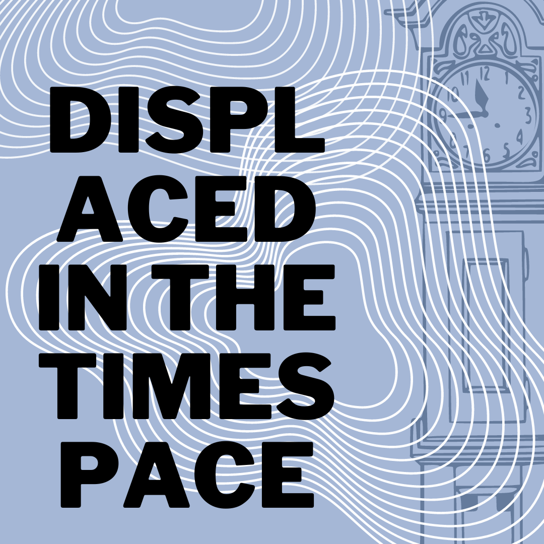 Artwork for displaced in the timespace