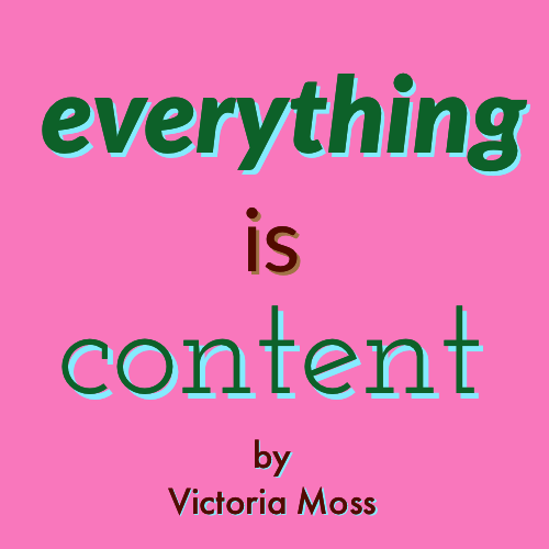 Artwork for everything is content 