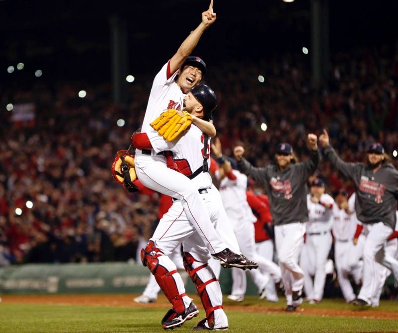 The Final Out: Red Sox closer Koji Uehara closes the door on the Cardinals