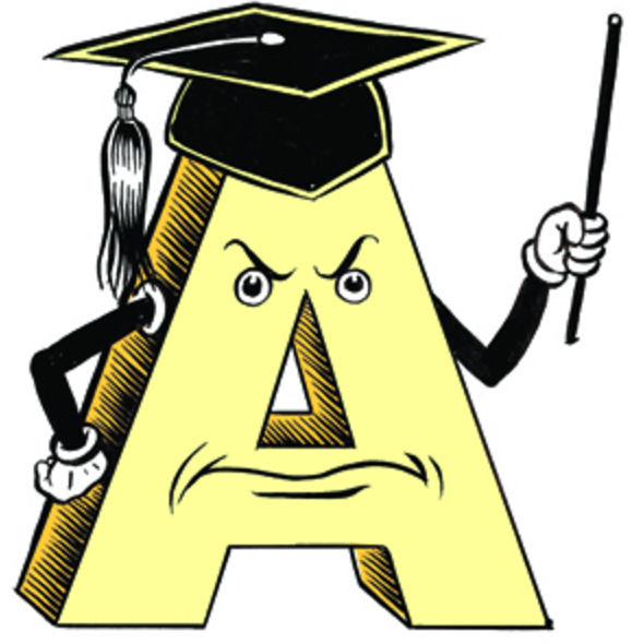 The Angry Grammarian logo