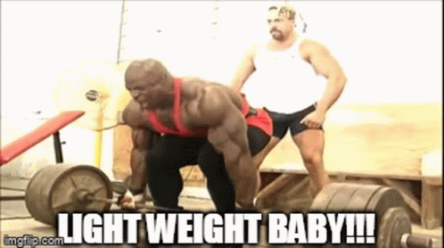 Funny Permanent Deload Weightlifting Workout Bodybuilding