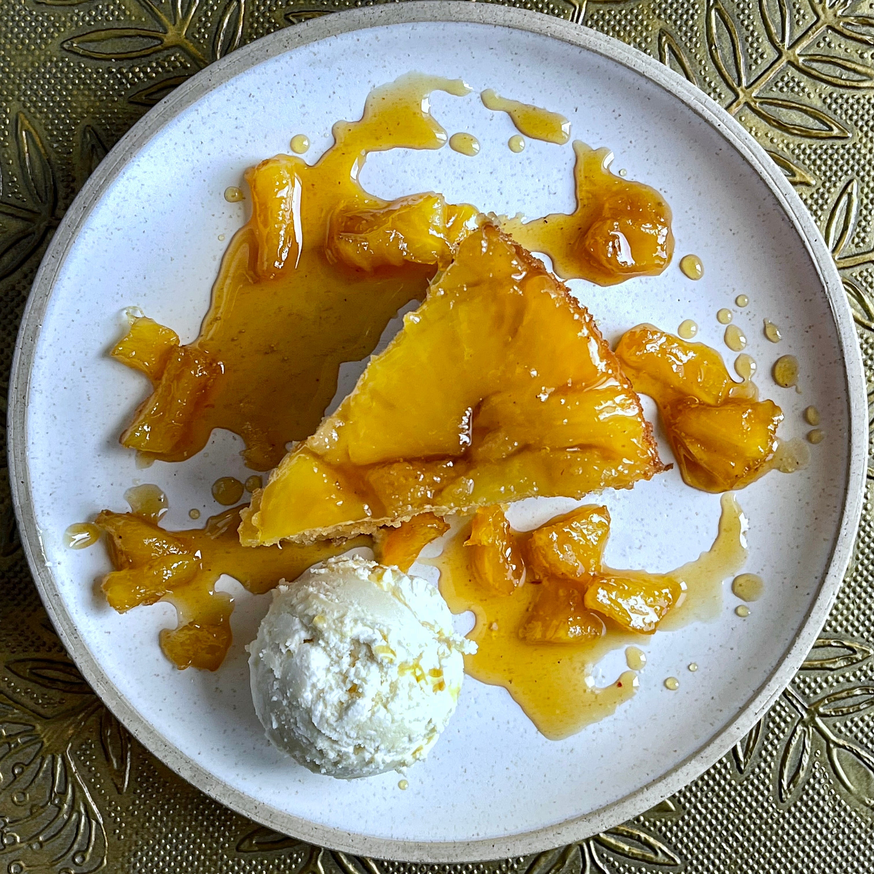 Mini Pineapple Upside Down Cakes - One Little Project