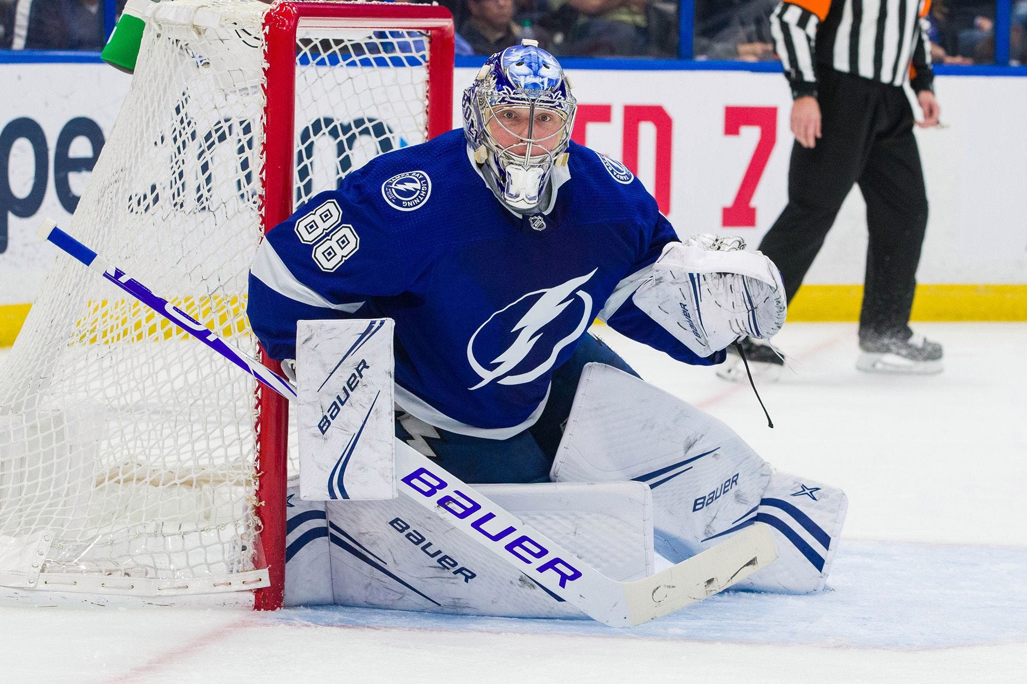 Andrei Vasilevskiy's 100th career playoff game is one to forget