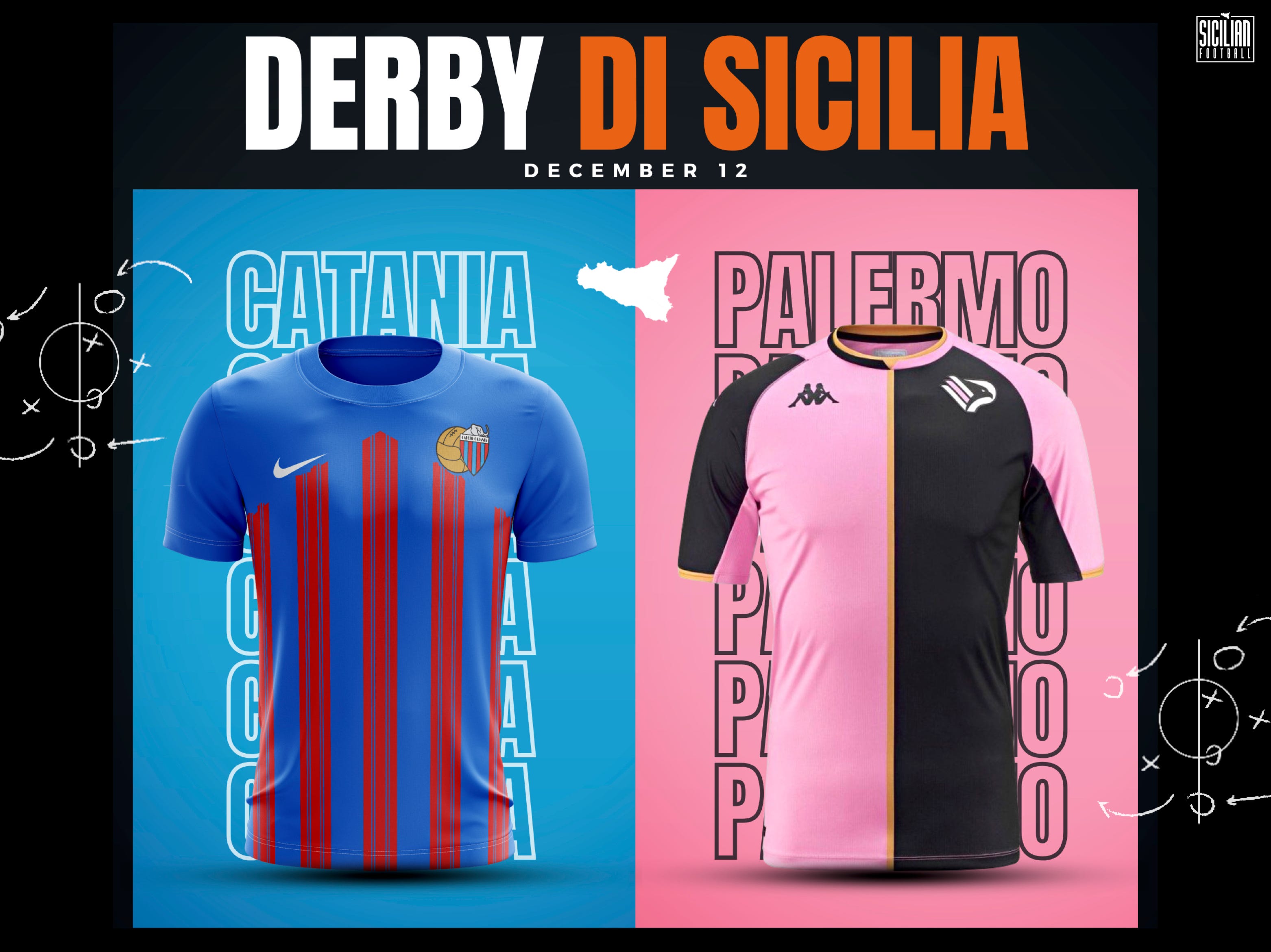 The Sicilian Derby  A Tale of Two Cities - Calcio Catania vs SSD Palermo —  Through The Turnstiles