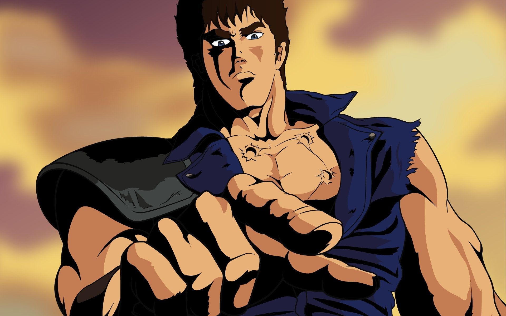Fist of the Blue Sky Kenshiro Anime Fist of the North Star Television, Anime,  television, manga png | PNGEgg