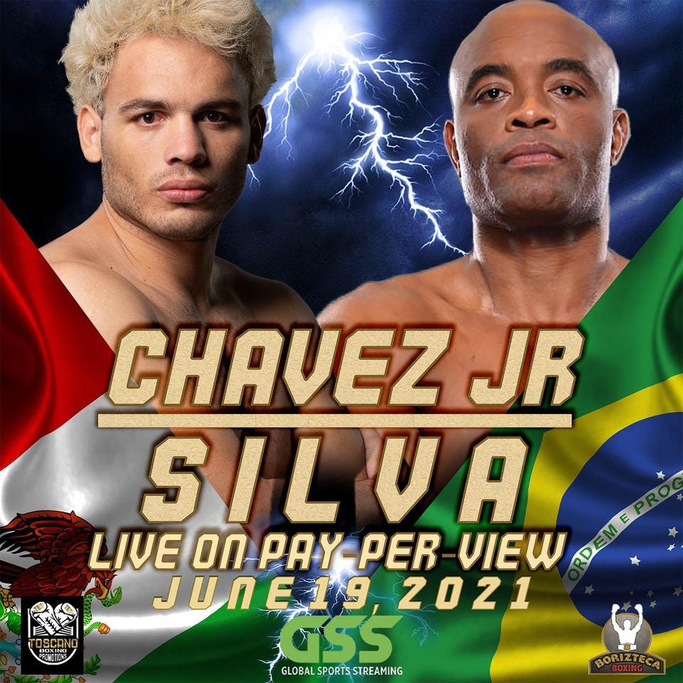 Who has Anderson Silva fought previously and what is his boxing record -  DraftKings Network