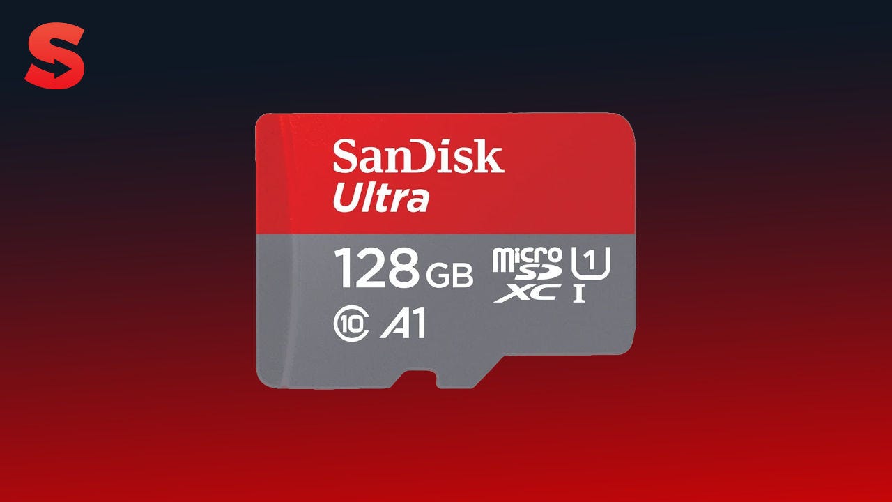 Nintendo Switch Sandisk 128GB Ultra Micro SD Card