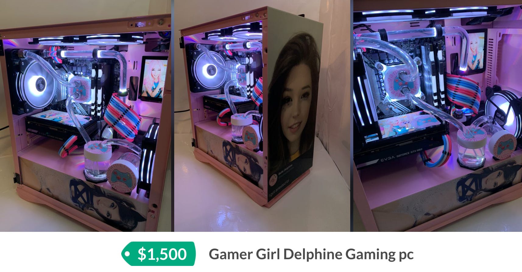 You Can Now Buy A 'Belle Delphine Bathwater-Cooled PC