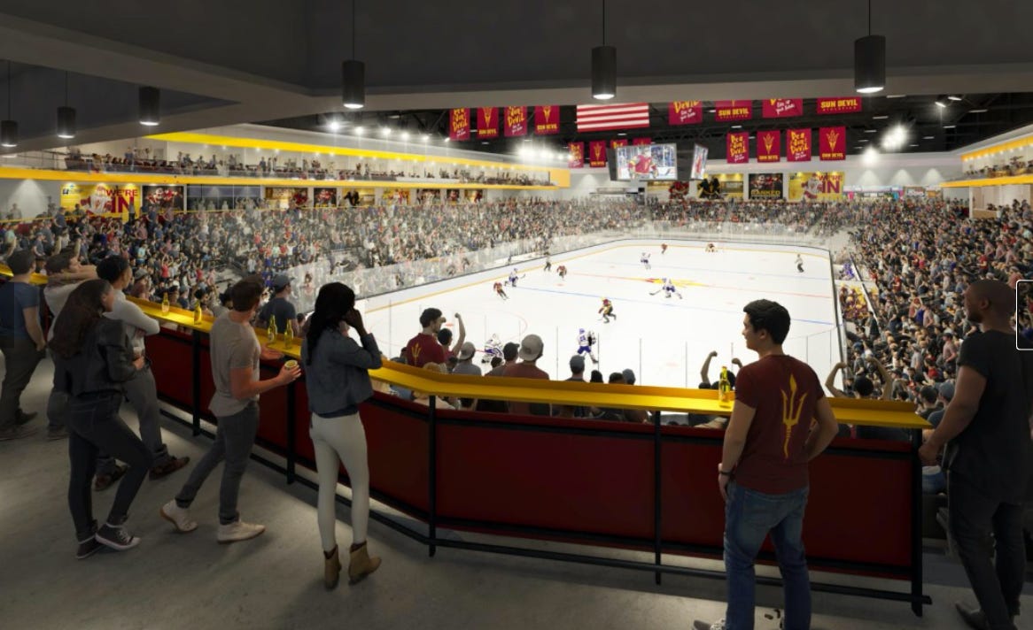 The Big Read: A deeper look inside Arizona State's future hockey arena and  multi-purpose facility