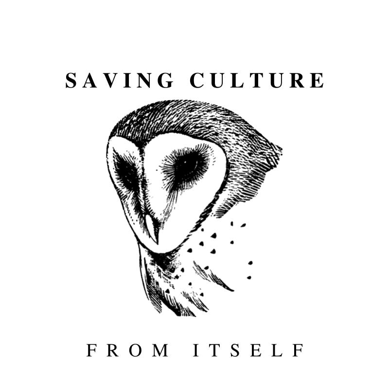 Saving Culture (from itself) logo