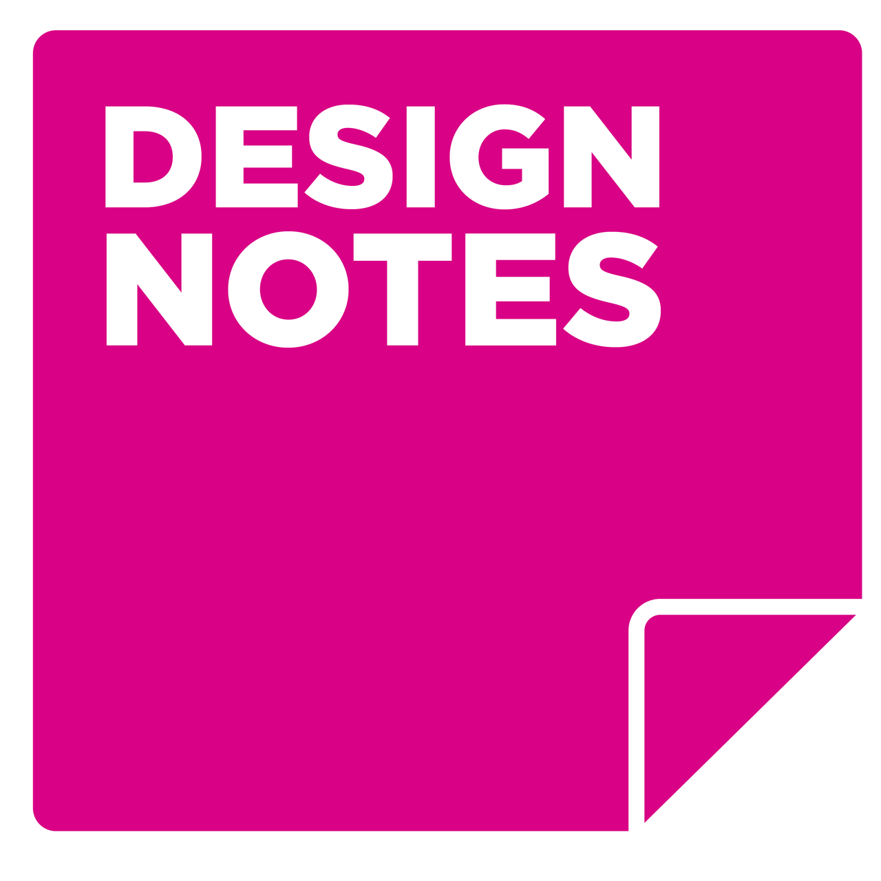 Artwork for Design Notes