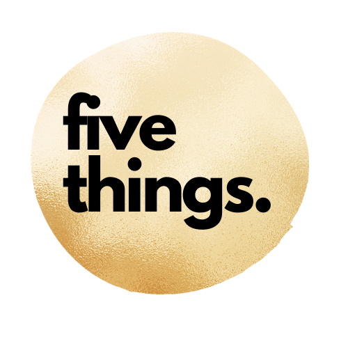 Artwork for five things with Sasha Singer-Wilson