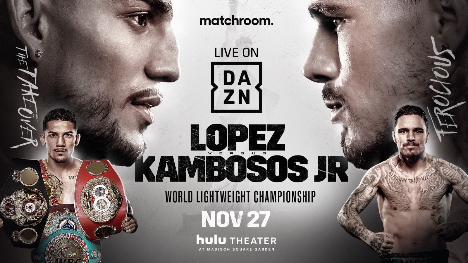 Notebook Lopez-Kambosos rescheduled yet again, this time with Matchroom in charge