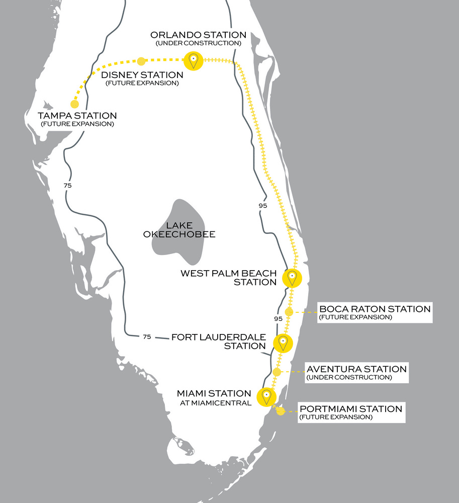 Miami Amtrak Tri Rail Central Station Route Directory Editorial