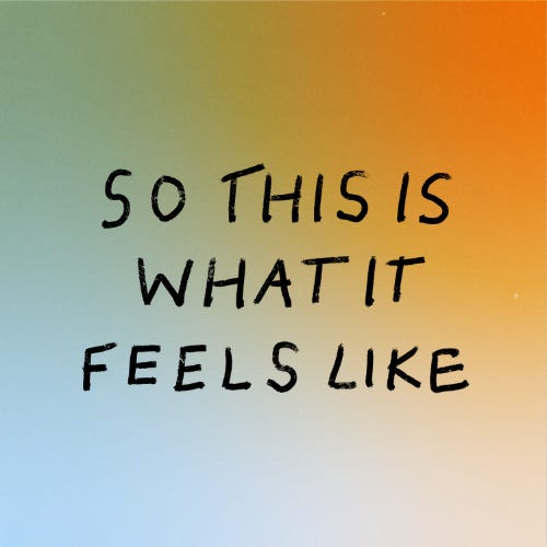 Artwork for So This is What it Feels Like