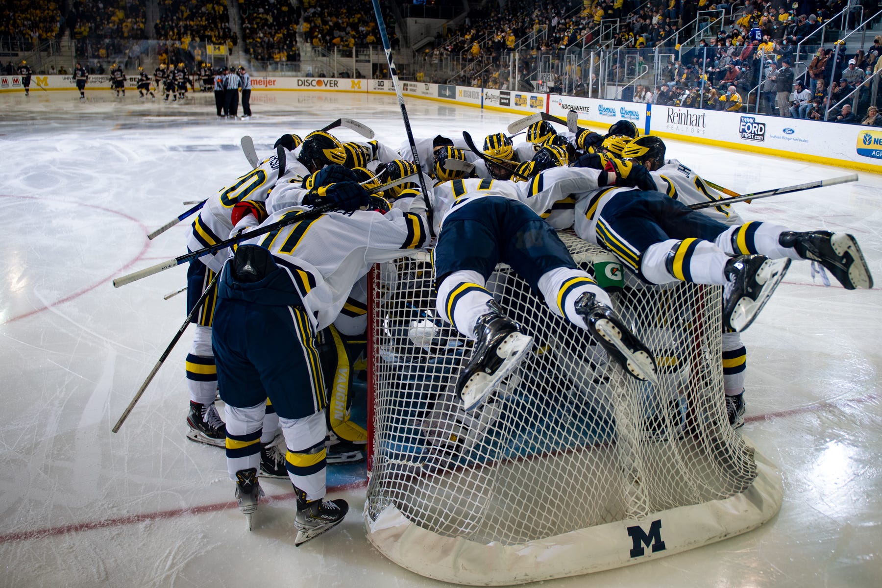 All-Big Ten Wolverine Goalie is a Mann Who Does it All - University of  Michigan Athletics